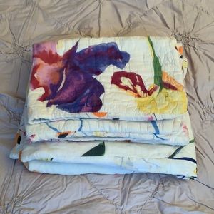 Anthropologie pillow shams